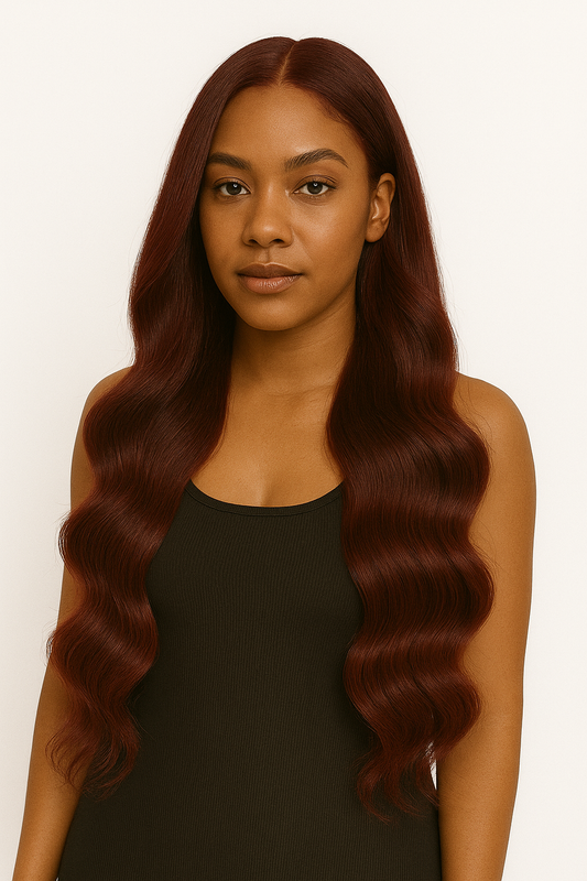 Burgundy Body Wave Bundle Deals