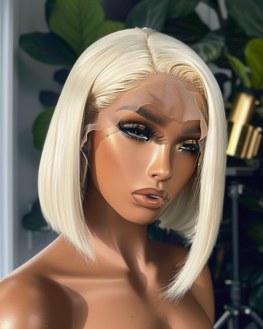 Blonde Straight Bob Wig