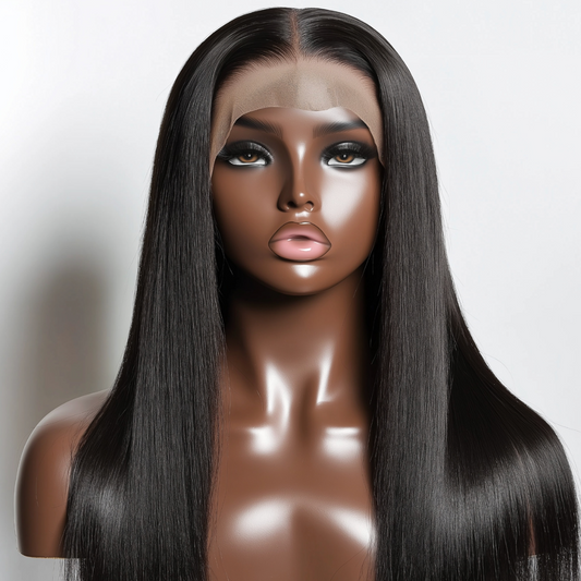 Straight Closure Wig